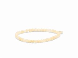 SOÏ ARMBÅND GUL JADE - 4 MM